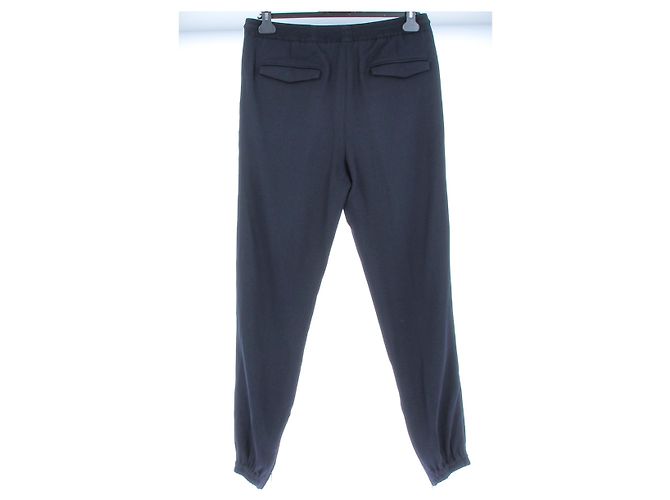Dior Pantaloni in lana blu navy - vista 2