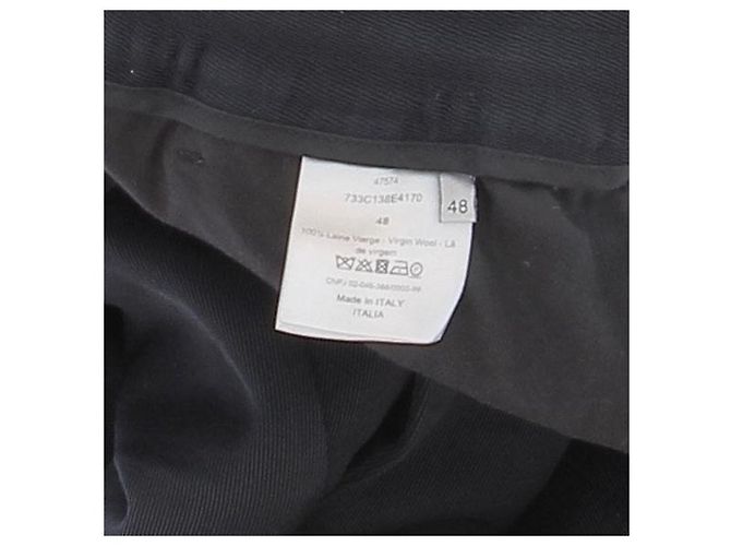 Dior Pantaloni in lana blu navy - vista 4