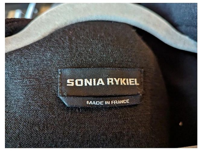 Sonia Rykiel Wolle Tunika-Kleid Marineblau - Ansicht 3