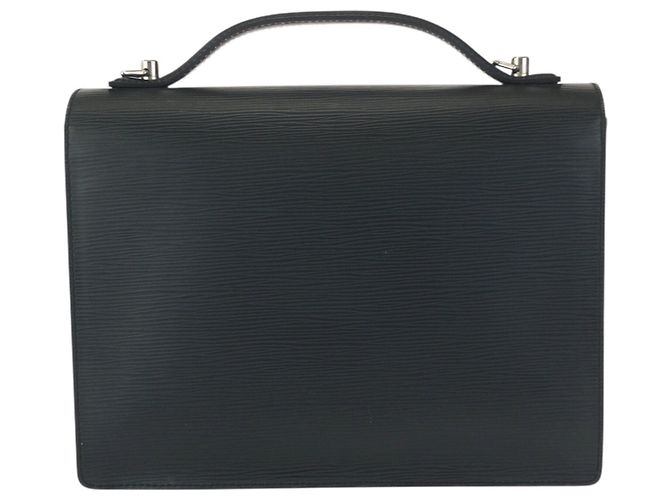 Louis Vuitton Epi Monceau Black Leather Shoulder Bag - view 2