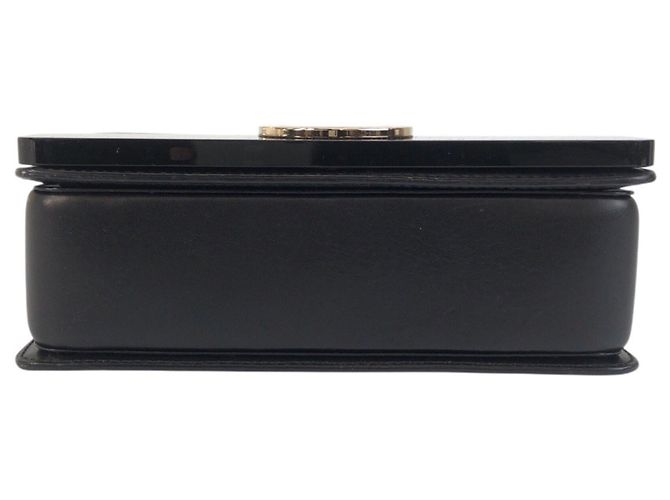 Bulgari Borsa a tracolla Bvlgari in pelle nera e catena in plastica Nero - vista 10