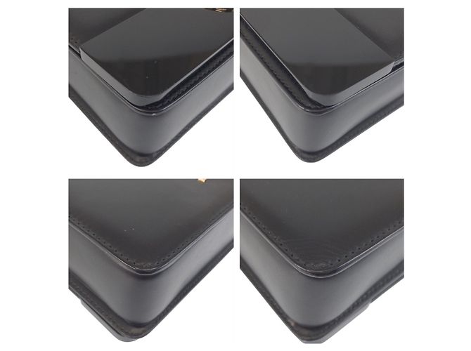 Bulgari Borsa a tracolla Bvlgari in pelle nera e catena in plastica Nero - vista 3