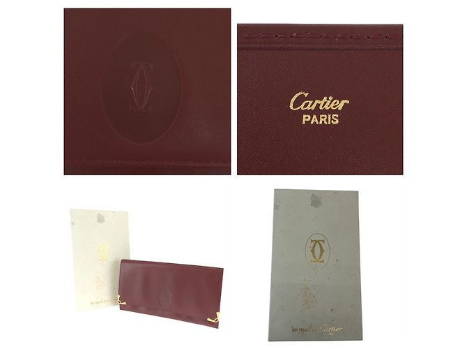 Clutch Cartier Must Line Bordeaux Bordò - vista 5