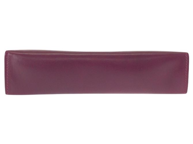 Clutch in pelle viola Salvatore Ferragamo Porpora - vista 9