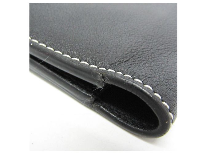 Clutch in pelle Anagram Loewe Nero - vista 13