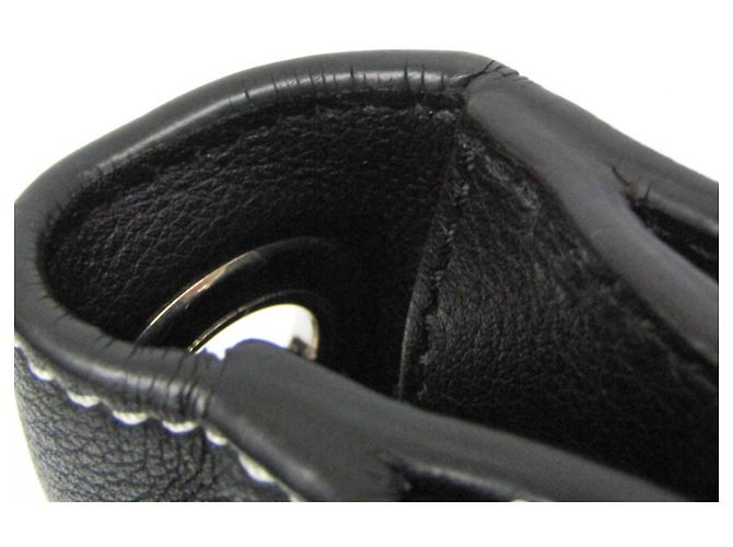Clutch in pelle Anagram Loewe Nero - vista 15