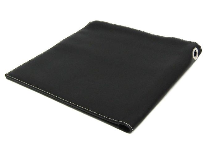 Clutch in pelle Anagram Loewe Nero - vista 2