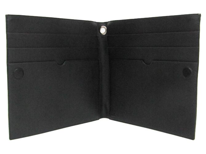 Clutch in pelle Anagram Loewe Nero - vista 3