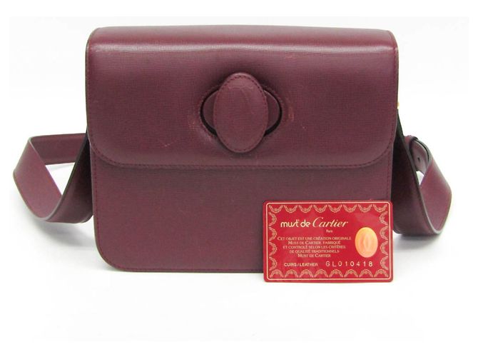 Borsa a tracolla in pelle Cartier Must da donna Bordò - vista 2