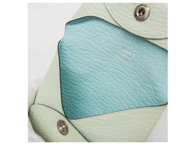 Hermès Monedero Hermes Bastia Verso Verde claro Azul claro - vista 8
