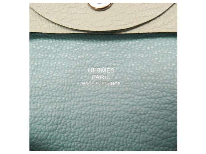 Hermès Monedero Hermes Bastia Verso Verde claro Azul claro - vista 9