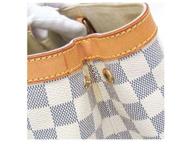 Borsa Louis Vuitton Damier Hampstead PM Blu - vista 10