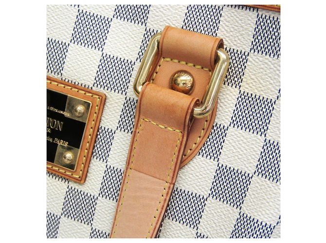 Borsa Louis Vuitton Damier Hampstead PM Blu - vista 8
