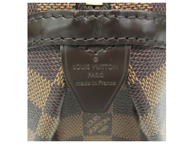 Borsa a Spalla Louis Vuitton Damier Rivington PM N41157 Damier ebene - vista 15