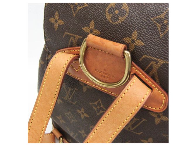 Zaino da donna Louis Vuitton Monogram Montsouris MM M51136 Marrone - vista 10