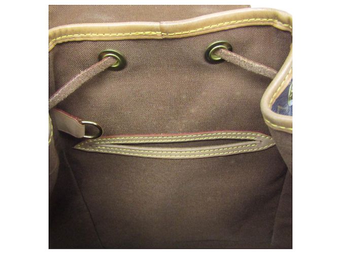 Zaino da donna Louis Vuitton Monogram Montsouris MM M51136 Marrone - vista 12