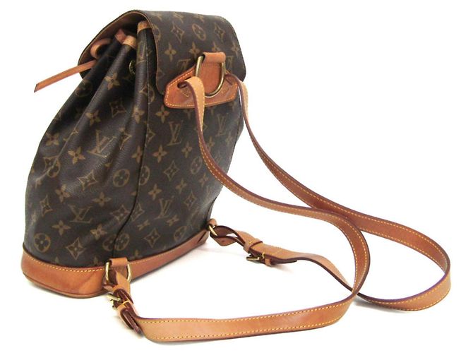 Zaino da donna Louis Vuitton Monogram Montsouris MM M51136 Marrone - vista 2