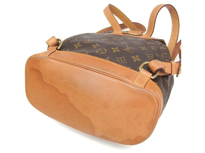 Zaino da donna Louis Vuitton Monogram Montsouris MM M51136 Marrone - vista 4