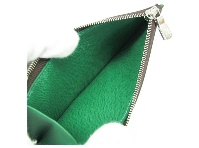 Louis Vuitton Monogram Macassar Tarjetero M82913 Castaño Verde - vista 3