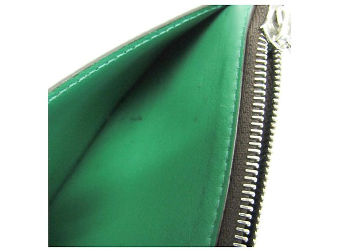 Louis Vuitton Monogram Macassar Tarjetero M82913 Castaño Verde - vista 4