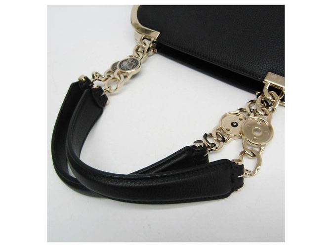 Bulgari Borsa in pelle da donna Bvlgari Monete Nero - vista 8