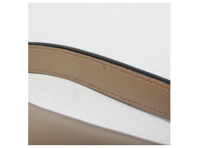 Borsa a mano in pelle da donna Miu Miu beige chiaro - vista 11