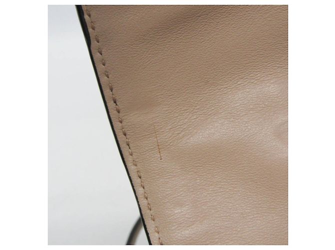 Borsa a mano in pelle da donna Miu Miu beige chiaro - vista 15