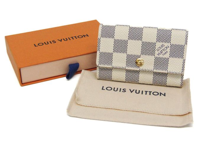 Portallaves 6 llaves Louis Vuitton Damier Azur - vista 2