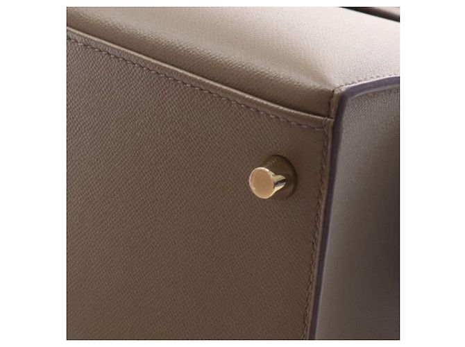 Hermès Kelly Sellier II 28 in Veau Madame marrone Marrone scuro - vista 11