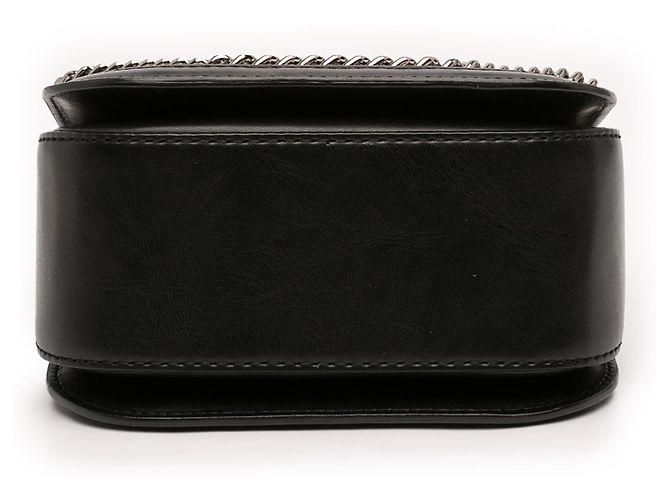 Stella Mc Cartney Stella McCartney Black Woven Falabella Box Crossbody Negro - vista 3