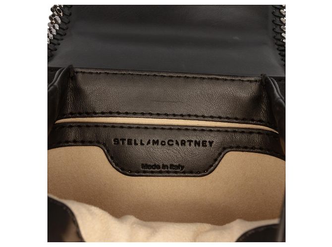 Stella Mc Cartney Stella McCartney Black Woven Falabella Box Crossbody Negro - vista 5
