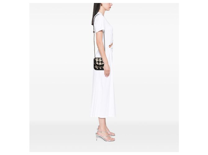 Stella Mc Cartney Stella McCartney Black Woven Falabella Box Crossbody Negro - vista 6