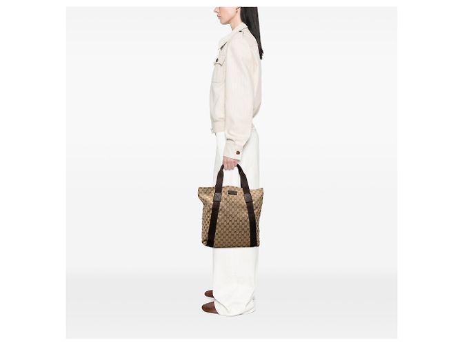 Gucci Beige GG Canvas Tote - Ansicht 7