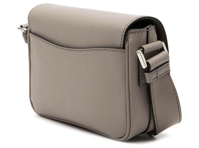 Prada Borsa a tracolla in Saffiano grigio Marrone - vista 2