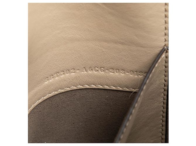Borsa satchel Fendi Beige Vitello Grace e scamosciato - vista 6