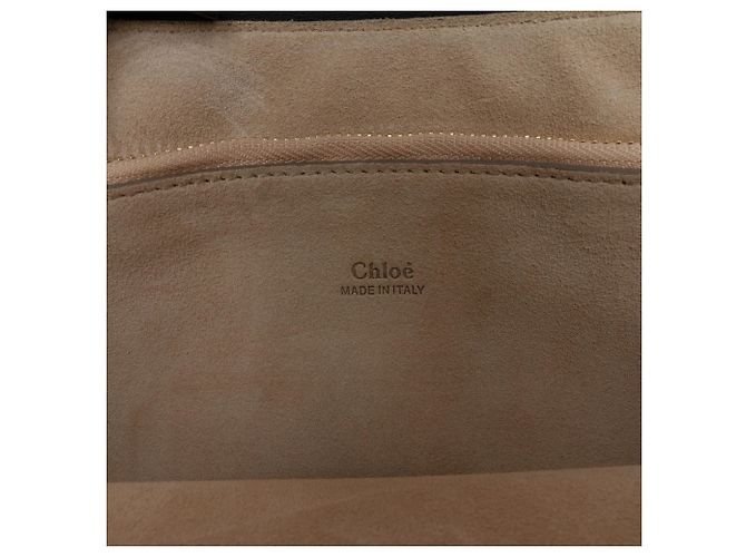 Borsa a tracolla Faye in pelle di vitello e scamosciato nero di medie dimensioni Chloé - vista 5