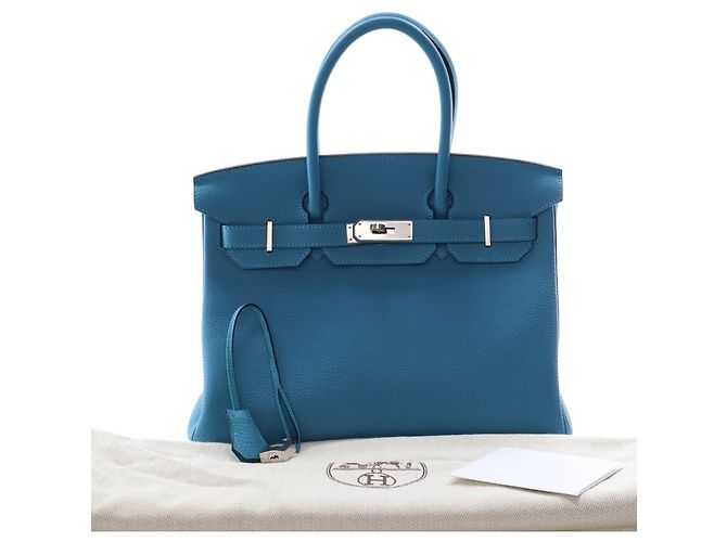 Hermès Blue Togo Birkin Retourne 30 - vista 15