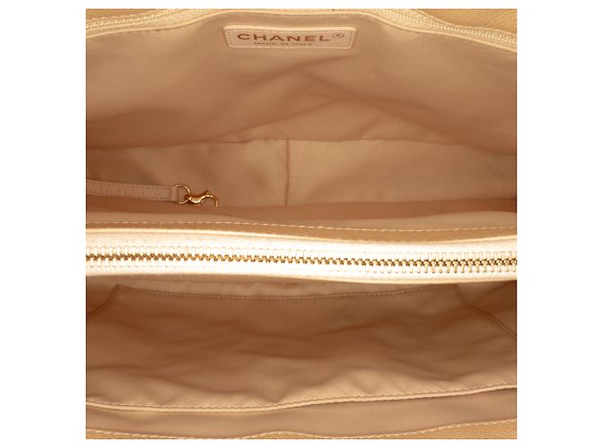 Tote Grand Shopping in Caviar Beige Chanel - vista 4