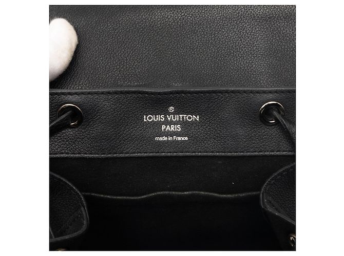 Zaino Louis Vuitton Black Taurillon Lockme Nero - vista 5