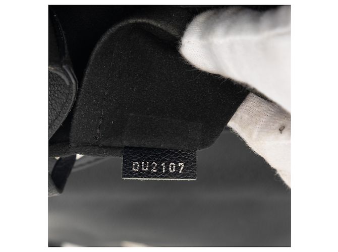 Zaino Louis Vuitton Black Taurillon Lockme Nero - vista 6