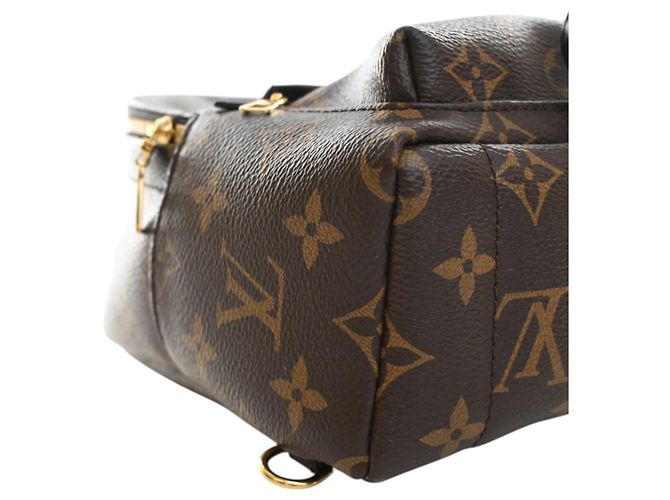 Louis Vuitton Marrone Monogram Mini Palm Springs - vista 7
