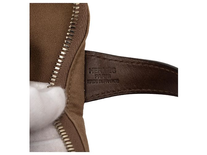 Hermès Brown Canvas Edit 42 Braun - vista 6