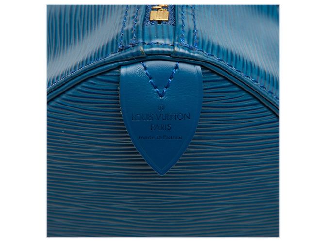 Louis Vuitton Blue Epi Speedy 25 - vista 5