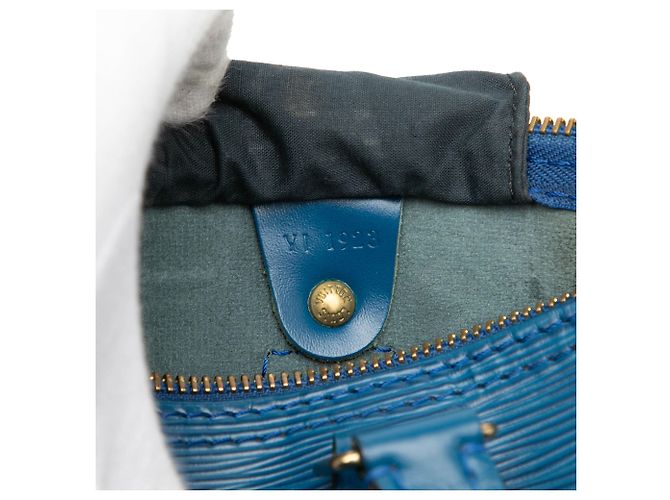 Louis Vuitton Blue Epi Speedy 25 - vista 6