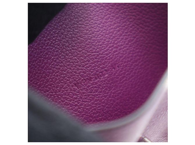 Cartera larga Constance en piel Epsom morado Hermès Púrpura Morado oscuro - vista 7