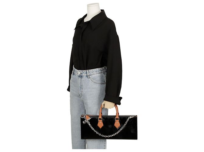 Louis Vuitton Trico Tote Schultertasche Schwarz - Ansicht 10