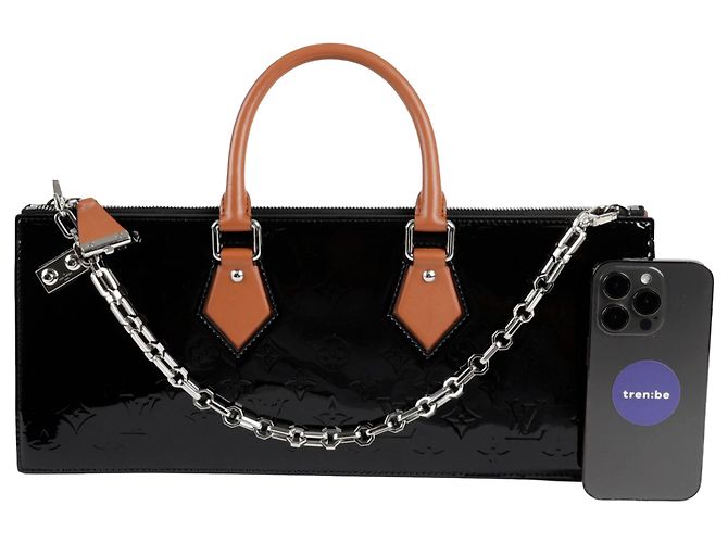 Louis Vuitton Trico Tote Schultertasche Schwarz - Ansicht 8