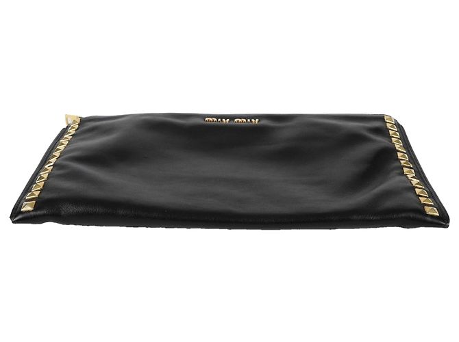 Miu Miu Clutch com tachas Preto - vista 7
