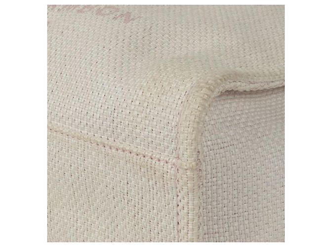 Chanel Borsa Tote a Spalla Deauville Medium Rosa - vista 7