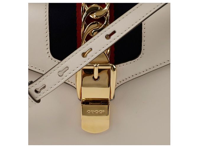 Gucci Mini borsa tote Silvy a tracolla Bianco - vista 2